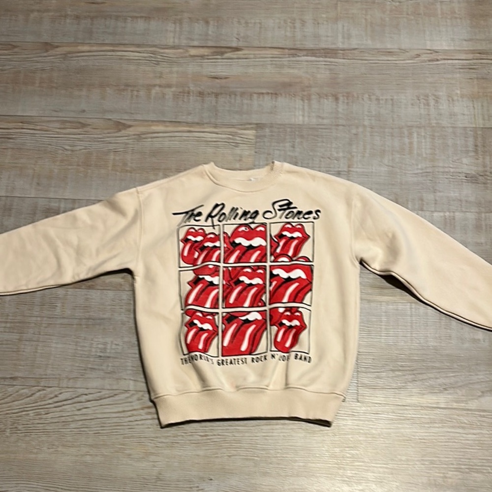 The Rolling Stones Cream Crewneck Sweatshirt